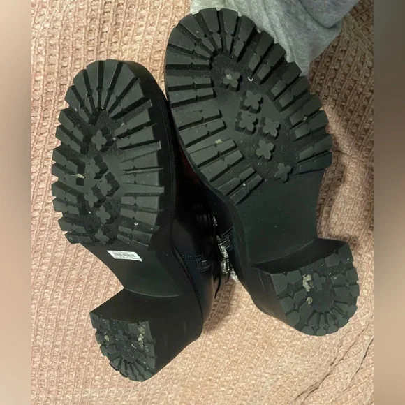 Torrid Black Ankle Boots with Crystal Belt - Picture 6 of 9